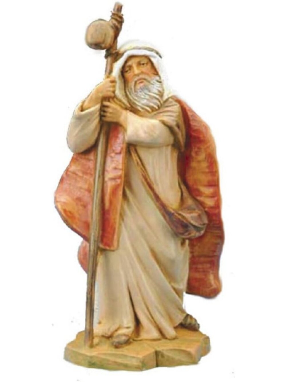 Hand Sculpted Isaiah The Shepherd Nativity Figure, 5" Collection, Unique Decor
